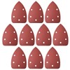 sourcing map Detail Sander Sandpaper, Triangular Sanding Paper, Hook and