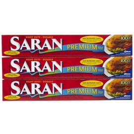 Saran Wrap Premium Plastic Wrap - 100 ft - 3 pk