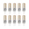 10pcs G4 LED Bulb 1.5W DC12V Warm White 3000K 110LM