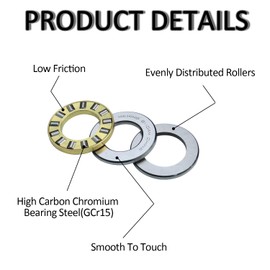 LS Harmonic Balancer Installation Tool Compatible with GM 1997-UP V8 LS1 LS2 LS3 LS4 LSX LSA LQ4 LQ9 Crank Pulley Install Tool with High Carbon Chromium Bearing Steel Thrust Rolling Bearings (GCR15)