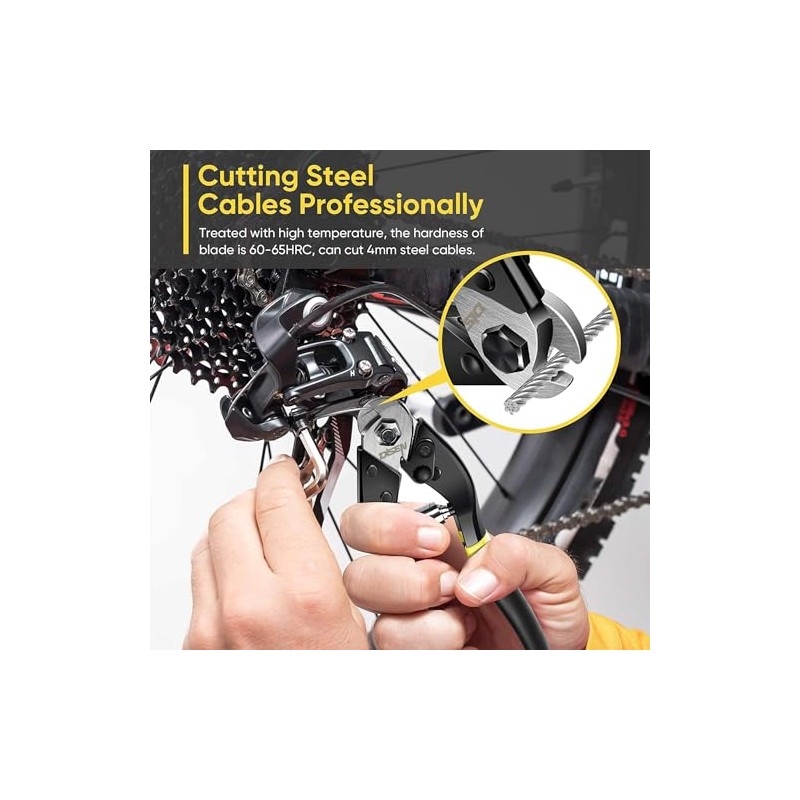 DISEN Wire Cutters Heavy Duty Cutting Up to 3/16", Metal