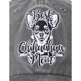 InnoBeta Chihuahua Mom Gifts Hat for Women, Chihuahua Gifts for Christmas, Birthday, Adjustable Embroidered Baseball Cap
