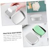 Ciieeo 120 Ml Soap Tin Set Portable Travel Soap Box