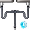 NiHome Expandable Flexible 1 1/2" or 1 1/4" P-Trap Pipe