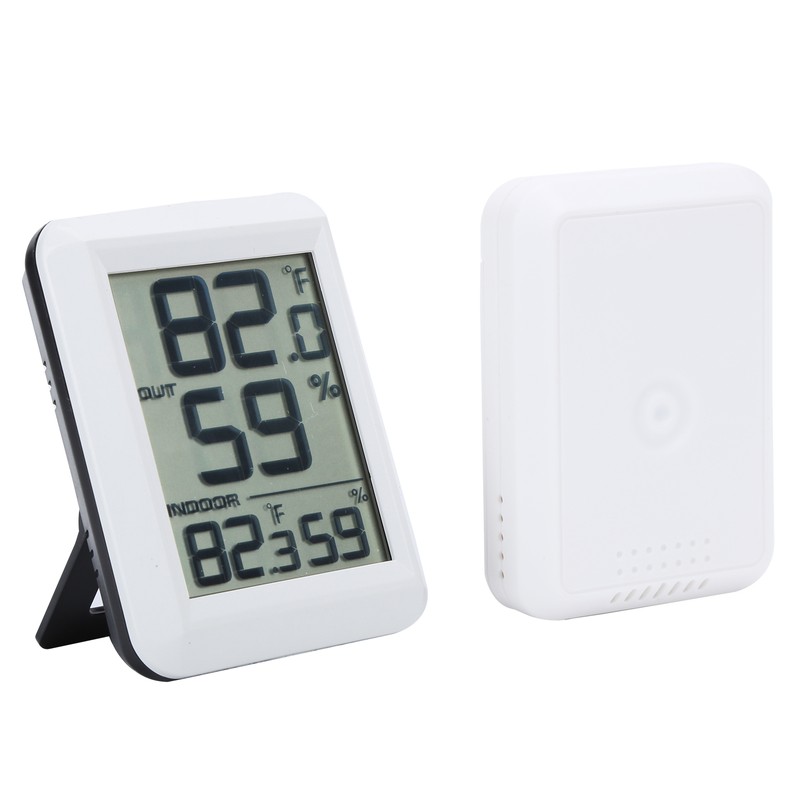 Wireless Digital Hygrometer Thermometer Indoor Outdoor Portable Electronic Temperature Humidity