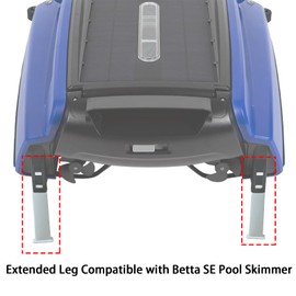 spansee 4 PCS Extended Leg Compatible with Betta SE Pool Skimmer (White)