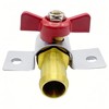 Lophtnix 5/8" Barb PEX Valve, 16mm OD Brass Ball Valve
