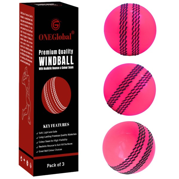 ONEGlobal High Quality Soft Cricket Ball | Durable and Safe