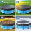 15Ft Pool Cover for Frame Above Ground Pools, Round Pool