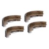 Leapiture Golf Cart Brake Shoes Set 4 Pieces Club Car