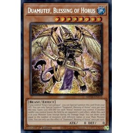 Duamutef, Blessing of Horus - MP24-EN115 - Prismatic Secret Rare - 1st Edition