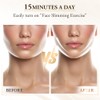V-Face Shaping Massager Electric,ANLAN EMS Double Chin Reducer,Microcurrent Face Lift