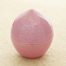 Mini Cremation Urn, Rainbow, Pearl and Rainbow Tadpole [Height 6 cm X Diameter 5.3 cm] ◆ Minutes Urn, Urn, Remains Container, Treasure Case ◆ Hand 供養 [Stone Say Warranty]