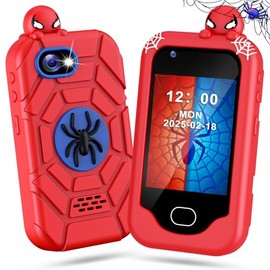 Teléfono Inteligente para Niños, Regalo de Navidad y Cumpleaños para Niños Pequeños de 3 a 10 Años, Juguete de Teléfono Celular para Niños con Pantalla Táctil con Cámaras, Aprendizaje, Música