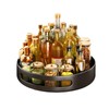 360° Rotating Spice Rack Space Saving Steel Rotating Container for
