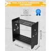 Pool Stick Holder Floor Stand- Billiards Pool Cue Rack Oak