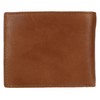 Gusti Foster Men's Leather Wallet RFID Protection Brown Leather, hazelnut,