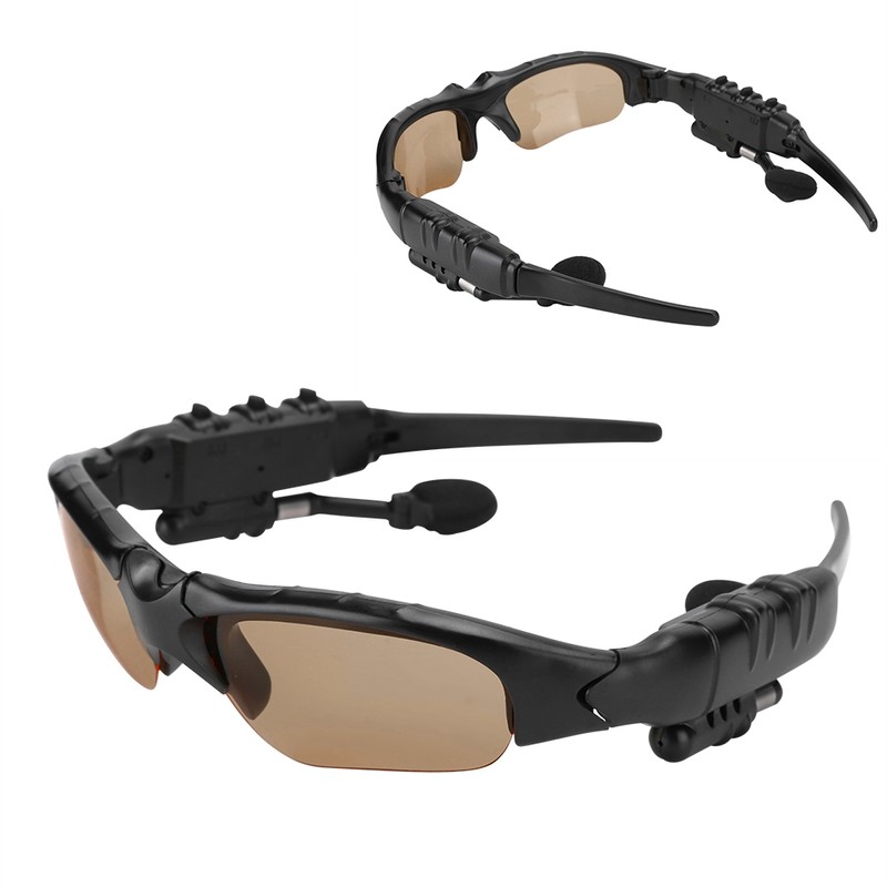 Bluetooth 5.0 Sunglasses Solar Power Wireless Glasses Headphone Headset Stereo