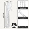 60 Pcs Adjustable Pinch Pleat Curtain Hooks - Plastic Drapery