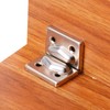 sourcing map 4Pcs Toolbox Suitcase Box Metal Hinges Support, 44x30mm