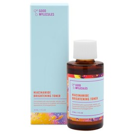 Good Molecules Niacinamide Brightening Toner 30ml1oz - Facial Toner with Niacinamide, Vitamin C, and Arbutin For Even Texture, Tone - Skin Care for...