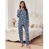 Ekouaer Women's Pajamas Comfortable Cotton Pajamas Sets for Women Winter
