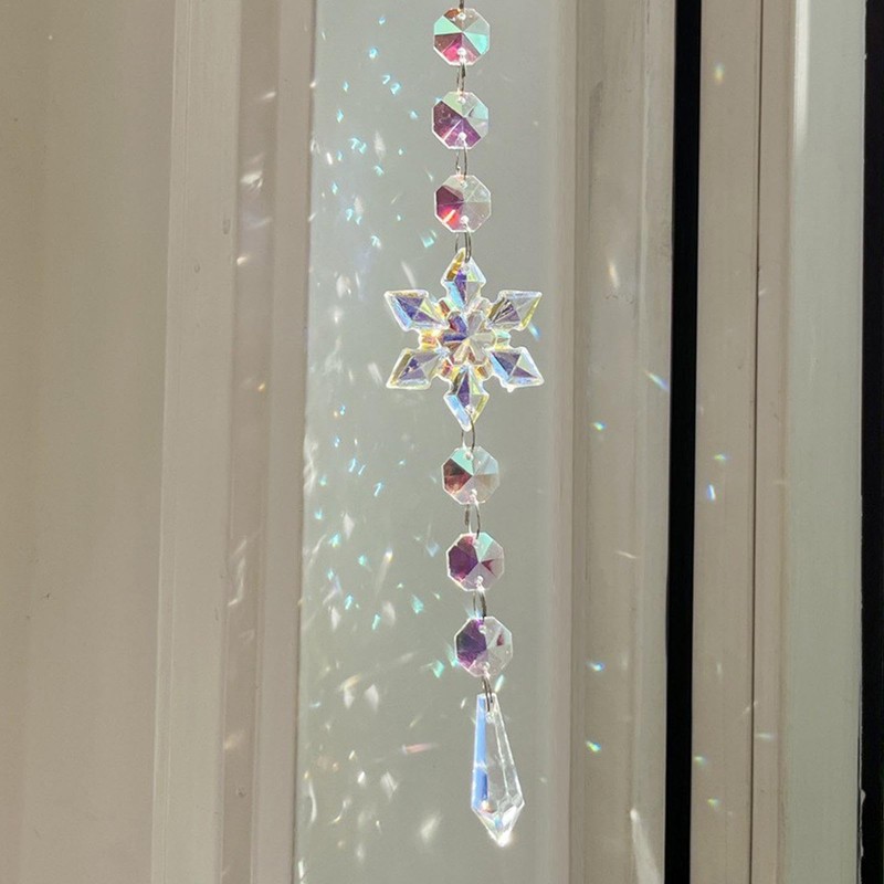 Crystal Snowflake Decoration for Christmas | Snowflake Acrylic Christmas Ornaments