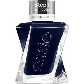 Essie Gel Couture Esmalte de uñas de larga duración, vegano, azul marino, Caviar Bar, 0.46 onzas líquidas