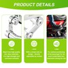 Mofun Adjustable Rear Passenger Floorboard Mount Bracket Kit Compatible with