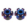 Pair of Motorcycle Wheel Front Fork Frame Slider Aluminum Alloy