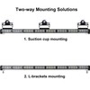 ASPL 36" 32LED Traffic Advisor Light Bar Warning Emergency Strobe