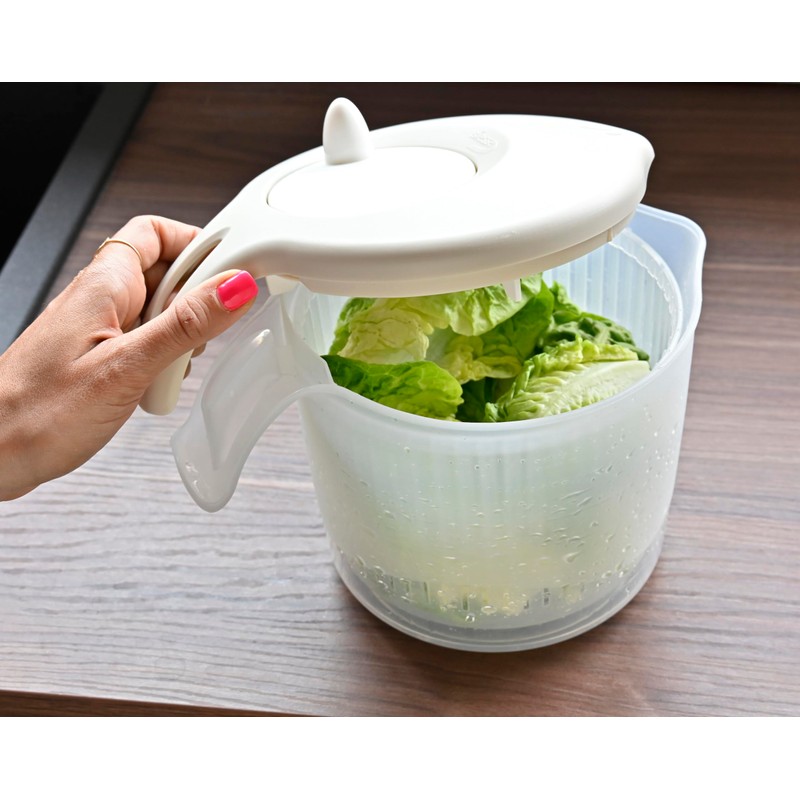 Biesse P636/17 Plastic Salad Spinner Beige