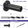 Steel DN Mate 100 Pack Black Stainless Steel Protector Sleeves