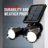 Bell+Howell Bionic Duo Spotlight: Solar Outdoor Lights with Motion Sensor,