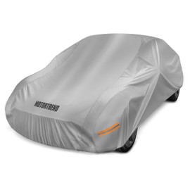 Motor Trend SafeKeeper Heavy Duty Car Cover Waterproof All Weather, Multi-Layered Truck SUV Car Cover for Snow Rain Sun UV Protection, Full Exterior Car Covers for Automobiles (Fits up to 170" Length)