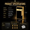 Refillable Butane Lighter, Dual Flame with Soft Flame & Jet