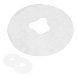 100Pcs Disposable Face Cradle Covers for Massage Soft Breathable Comfortable Skin Friendly Water Absorption Face Pillow Cover(White 29 * 29cm)