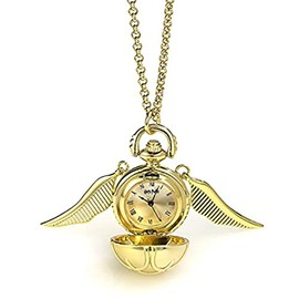 Golden Snitch Watch Necklace- WNTP004