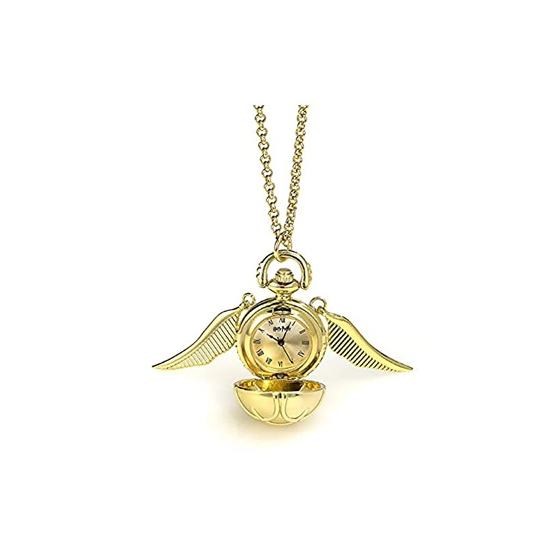 Golden Snitch Watch Necklace- WNTP004