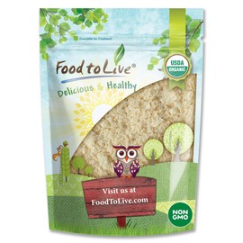 Food to Live Organic Cashew Flour, 3 Pounds - Non-GMO, Finely Ground Nuts, Raw Powder, Natural, Paleo, Kosher, High in Protein, Dietary Fiber, Vitamin E, Copper, Manganese, Magnesium & Riboflavin.