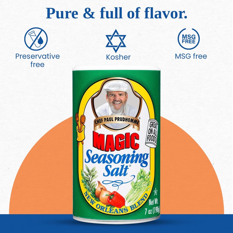 Chef Paul Magic Seasoning Salt | All-Purpose Seasoned Salt |