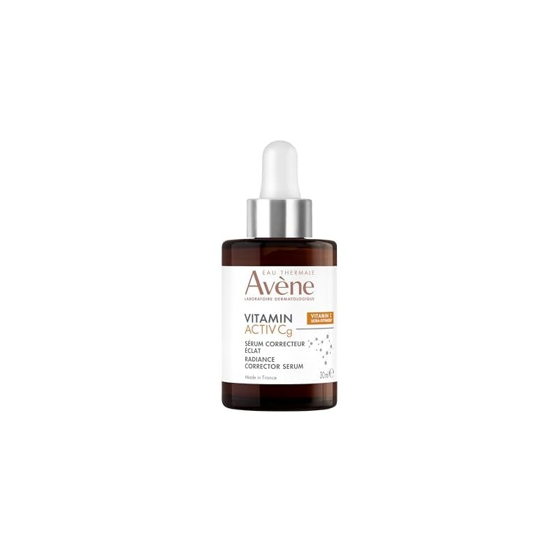 Avene Serum Facial Vitamina C y Niacinamida Antiarrugas Ilumina, 30ml