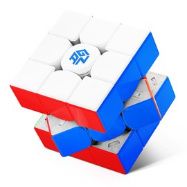 GAN14 Maglev Pro Magnetic Speed Cube, Pro Level Anti-POP, Upgrade Center Stable Locking, 3x3 Stickerless 56mm Magnets Magic Cube Puzzle Toys for Kids Adults, UV Coated
