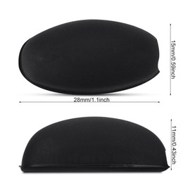 3pcs/lot Saxophone Rubber Thumb Rest Palm Key Pads Cushions Finger Protector Tools for Soprano Alto Tenor Sax Wind Instruments Black