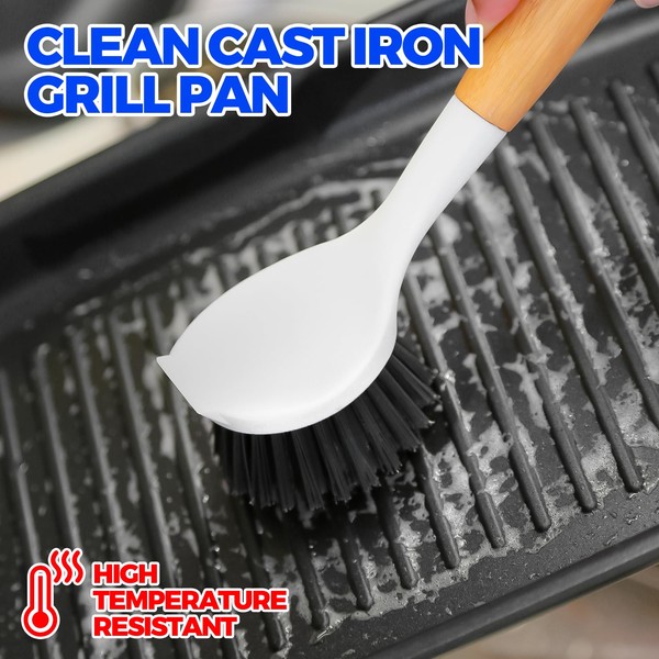 Holikme Holikme 3 Pack Cast Iron Brush and Scraper with