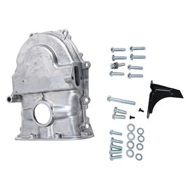 AIVWUMOT Aluminum Timing Cover Compatible with Ford FE Big Block BBF Mercury 360 390 427 428 Satin