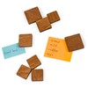 Wooden Refrigerator Magnets, Decorative Magnets, Office Magnets, Square Fridge Magnets.