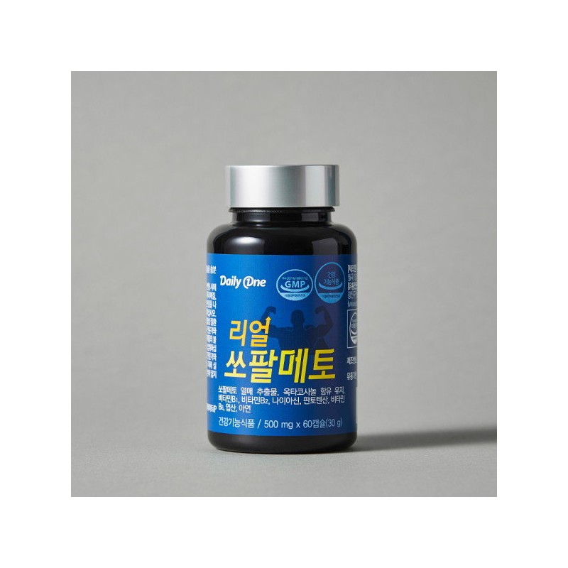 Daily One Real Saw Palmetto 500mg / 데일리원 리얼 쏘팔메토