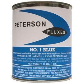 Peterson #1 Blue Flux, Coarse Powder, 1 lb Can