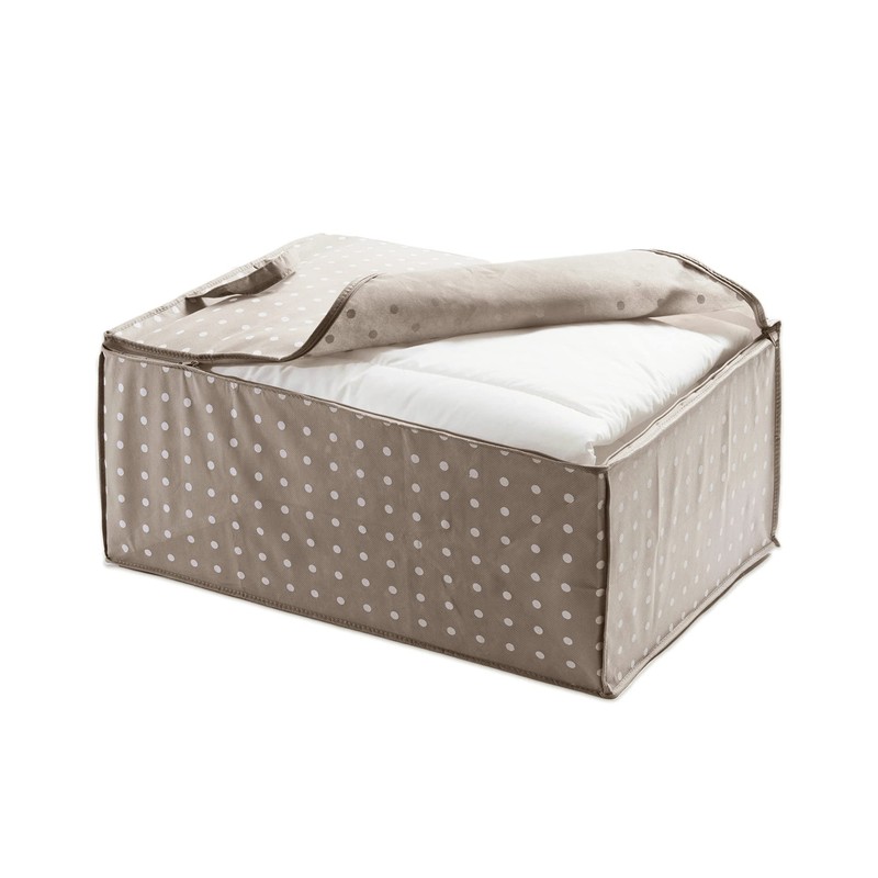 Compactor Clothes and Duvet Storage Bag with Zip, Foldable Organiser